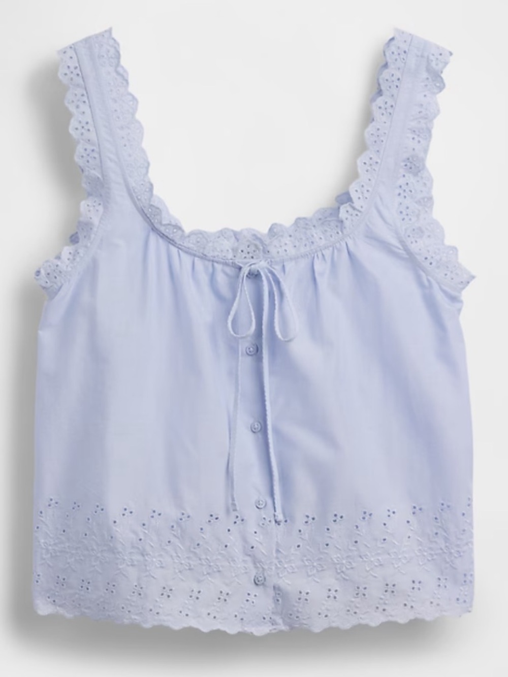 Gap Embroidered PJ Tank sz XS - Picture 3 of 3